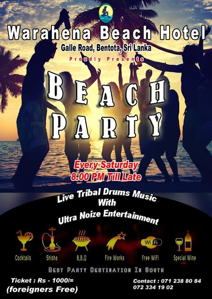 Warahena Beach Hotel Bentota Kültér fotó