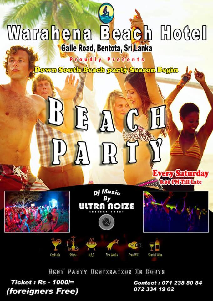 Warahena Beach Hotel Bentota Kültér fotó